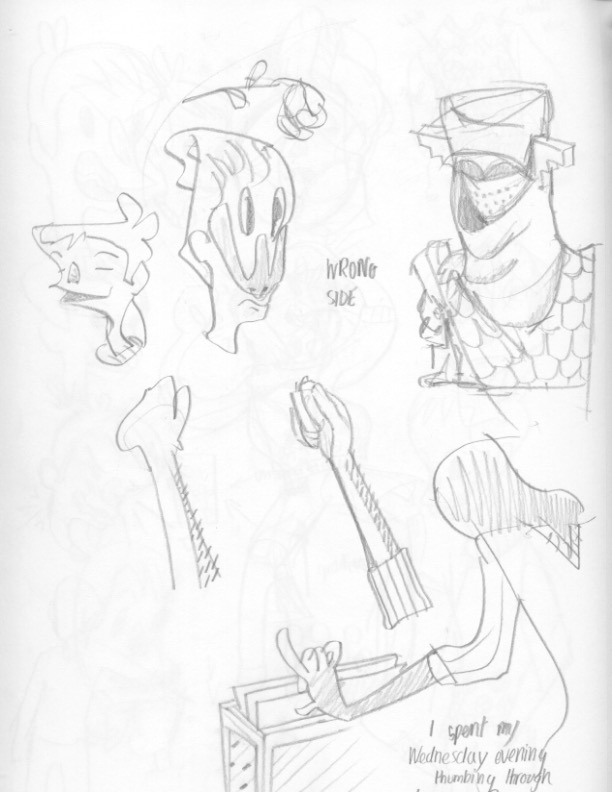 Sketchbook page 152