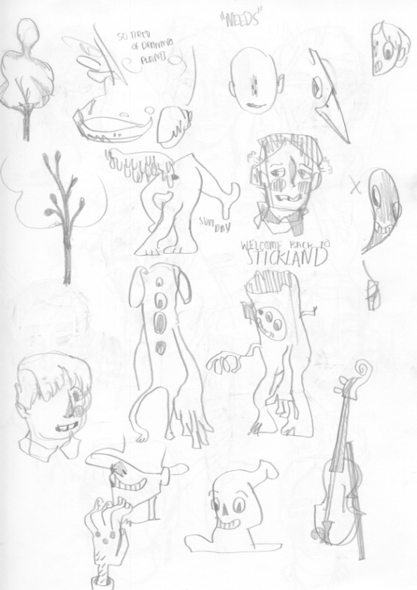 Sketchbook page 105