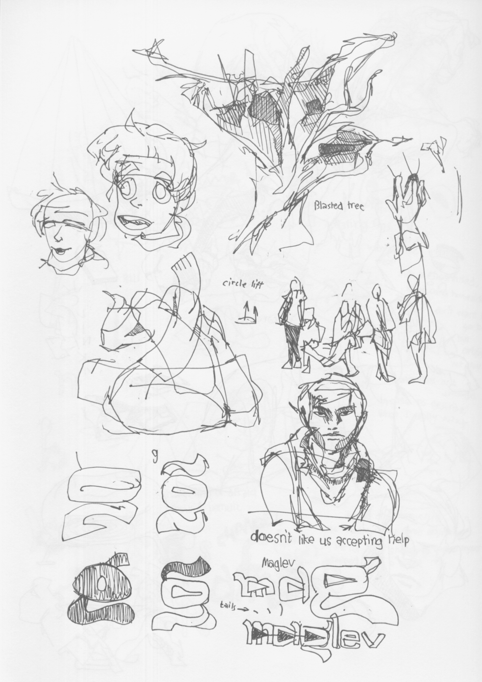 Sketchbook page 140